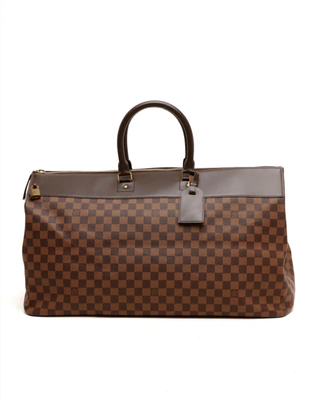Louis Vuitton Damier Ebene Greenwich GM Weekend Bag in Brown Canvas from A Retro Tale, photo 1 of 1