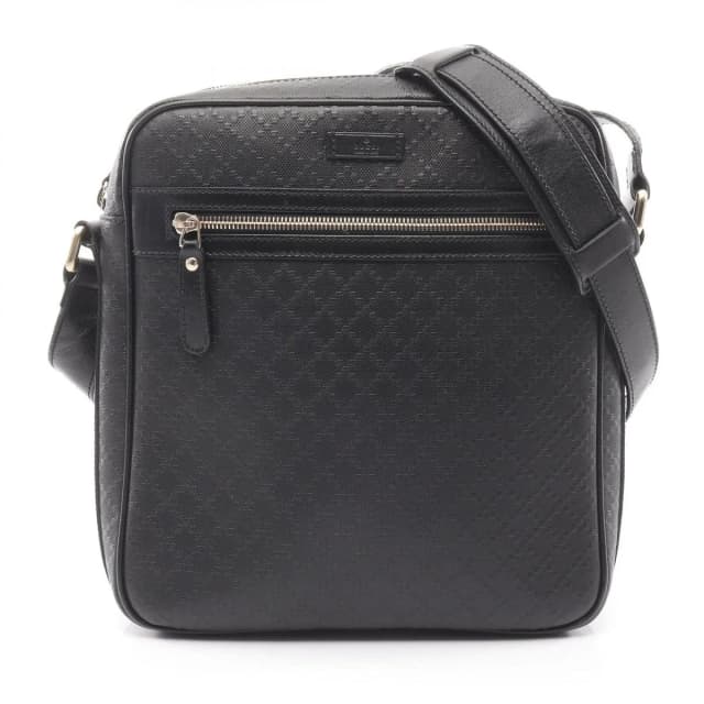 Gucci Shoulder Bag Diamante Black Leather in Black Leather from The Reluxe, photo 1 of 1