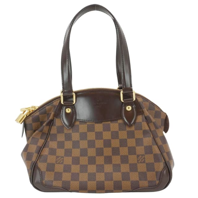 Louis Vuitton Verona PM Damier Ebene Satchel Bag Brown in Brown Canvas from Dallas Designer Handbags, photo 1 of 1