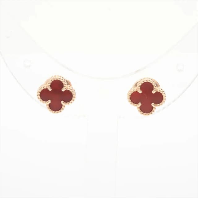 Van Cleef & Arpels Sweet Alhambra Carnelian Earrings from The Purse Affair, photo 1 of 1