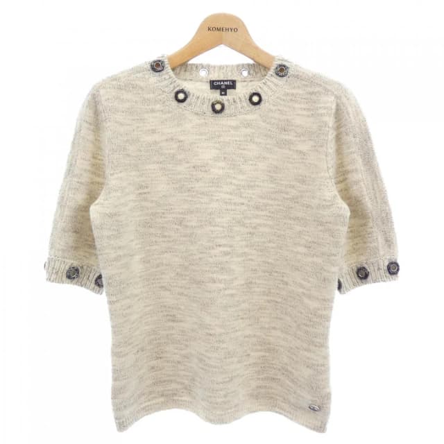Chanel Knit Sweater Beige in Beige Cashmere from The Reluxe, photo 1 of 1