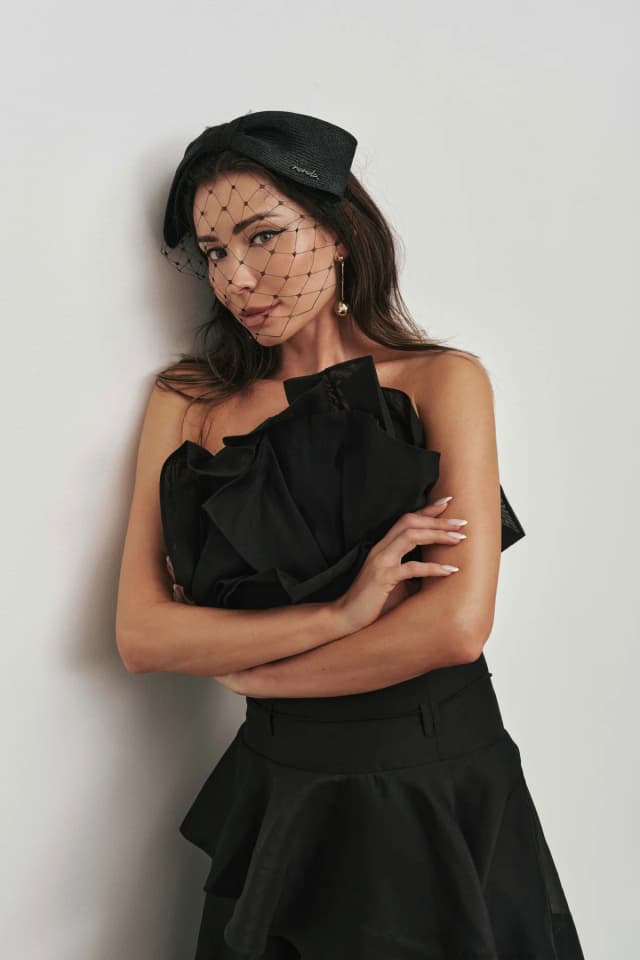 AJE Selestia Top in BLACK, image 1 of 1 from Aje
