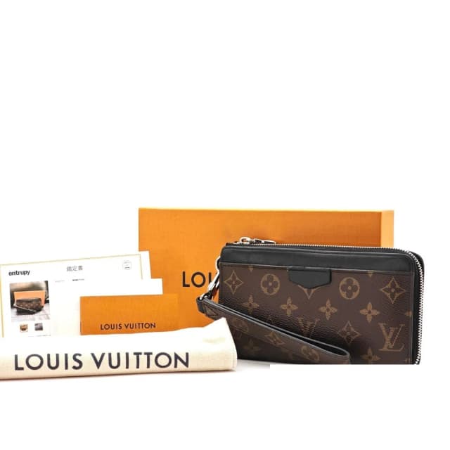 Louis Vuitton Macassar Zippy Dragonne Wallet Brown Strap in Brown Coated canvas from The Reluxe, photo 1 of 1