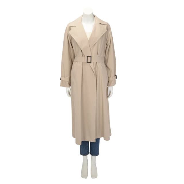 Max Mara Weekend Sand Water-Repellent Cotton Fatto Trench Coat IT 40 in Sand from Blue Spinach, photo 1 of 1