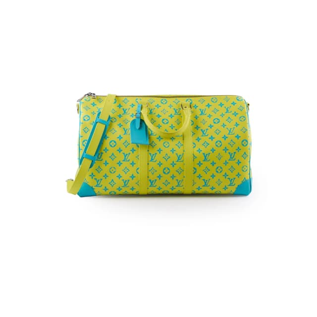 Louis Vuitton Monogram Neon Color Keepall Bandouliere 50 Bag in Coated canvas from The Purse Affair, photo 1 of 1