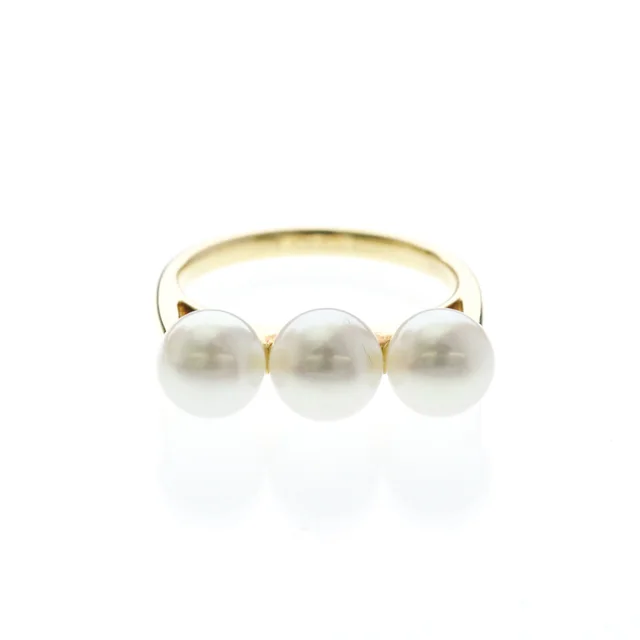 Tasaki Balance Era Ring Yellow Gold (18K) Fashion Pearl Band Ring Gold in Gold Yellow gold (18K) from Elady, photo 1 of 1