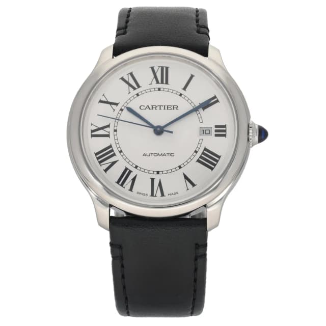 Cartier Ronde Solo WSRN0032 40mm Stainless Steel Watch in Leather from H&T, photo 1 of 1