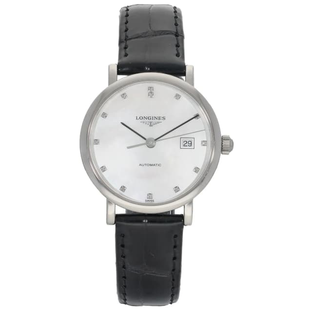 Longines Elegant L4.310.4 29mm Stainless Steel Watch in Leather from H&T, photo 1 of 1