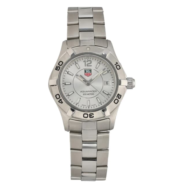 TAG Heuer Aquaracer WAF1412 27mm Stainless Steel Watch from H&T, photo 1 of 1