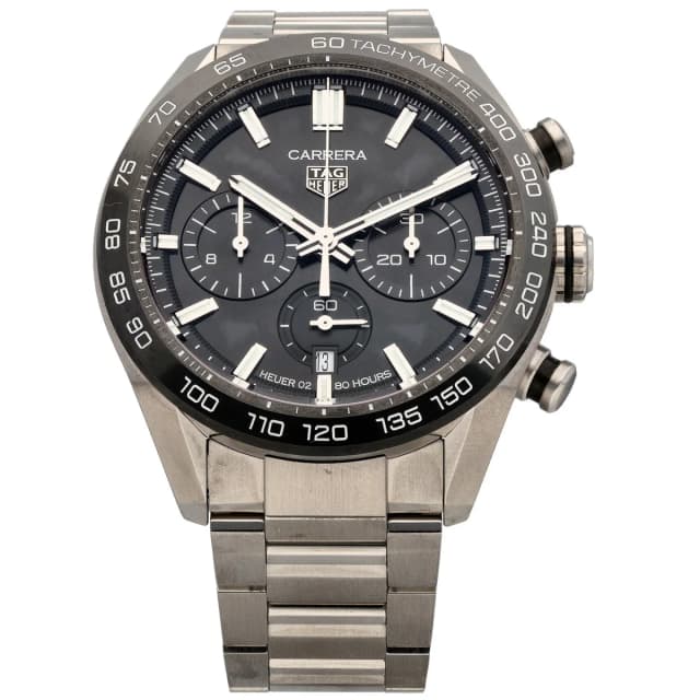 TAG Heuer Carrera CBN2A1B 44mm Stainless Steel Watch from H&T, photo 1 of 1