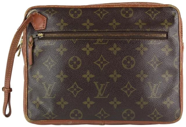 Louis Vuitton Monogram Pochette Dragonne Wristlet Bag in Canvas from Bagriculture, photo 1 of 1