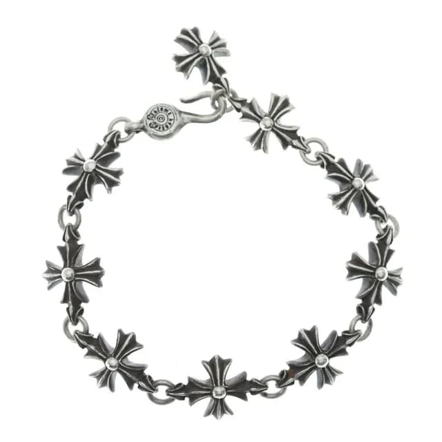 Chrome Hearts CO CH Plus Cutout Bracelet Silver in Silver from The Reluxe, photo 1 of 1