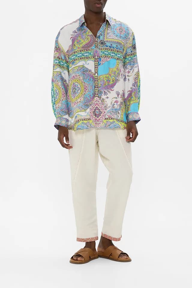 Camilla eBoutique LONG SLEEVE OVERSIZED SHIRT MAGIC CARPET RIDE, image 1 of 1 from CAMILLA