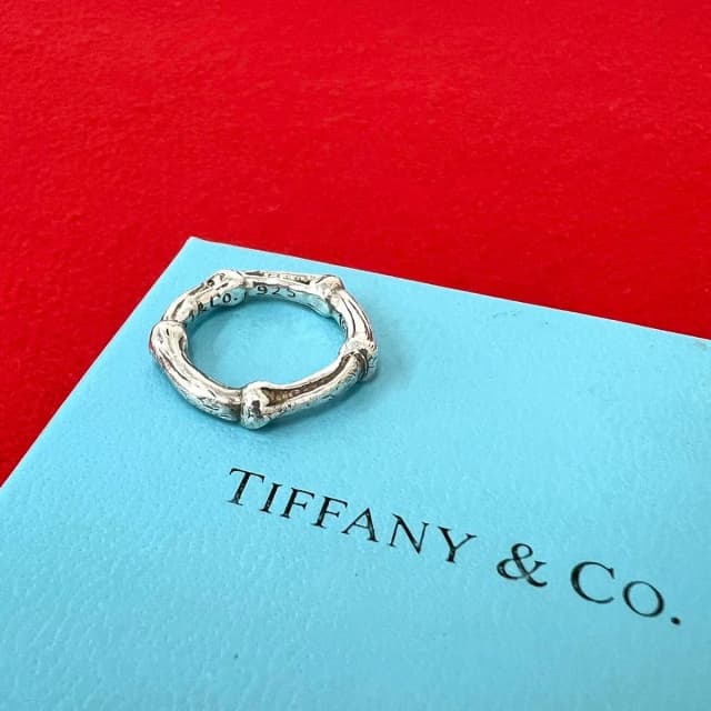 Tiffany & Co. Vintage Bamboo Ring 925 Sterling Silver in Silver from The Reluxe, photo 1 of 1