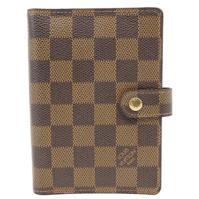 Louis Vuitton Agenda Damier Ebene Planner Cover Brown in Brown Canvas from Dallas Designer Handbags, photo 1 of 1