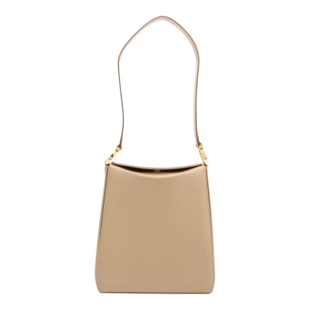 Ferragamo Gancini One-Shoulder Bag Beige from VINTAGE QOO TOKYO, photo 1 of 1