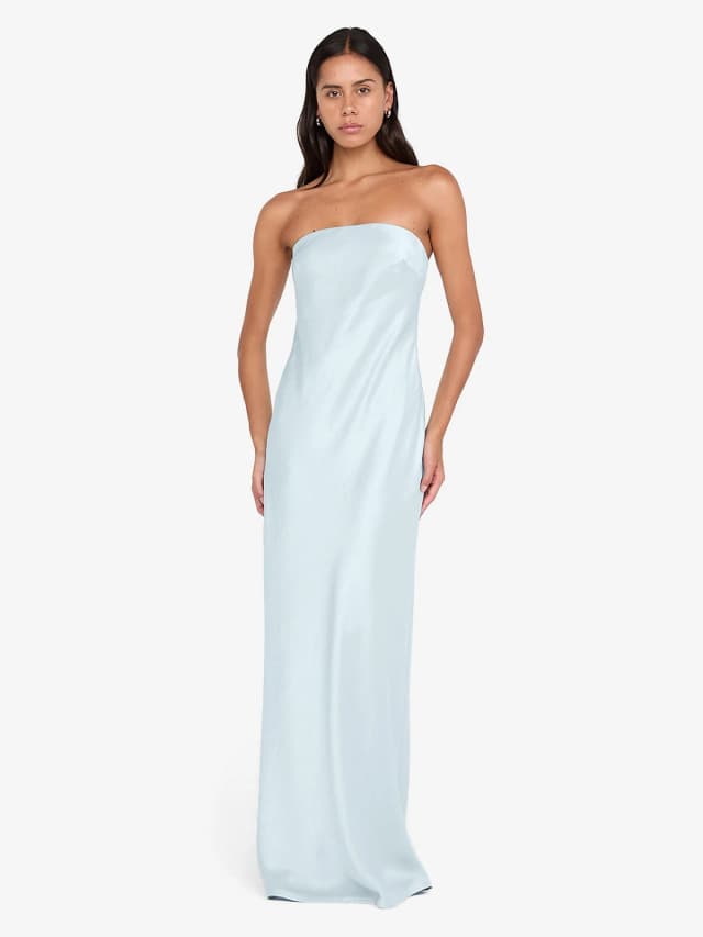 Bec&Bridge AUSTEN STRAPLESS MAXI DRESS - ARCTIC BLUE, image 1 of 1 from BEC + BRIDGE