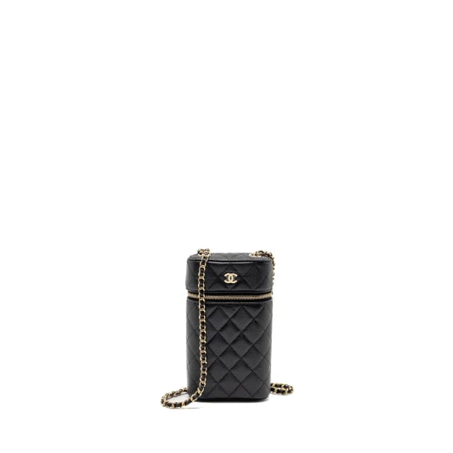 Chanel Classic Vanity Phone Holder in Black Caviar leather from EMIER, photo 1 of 1