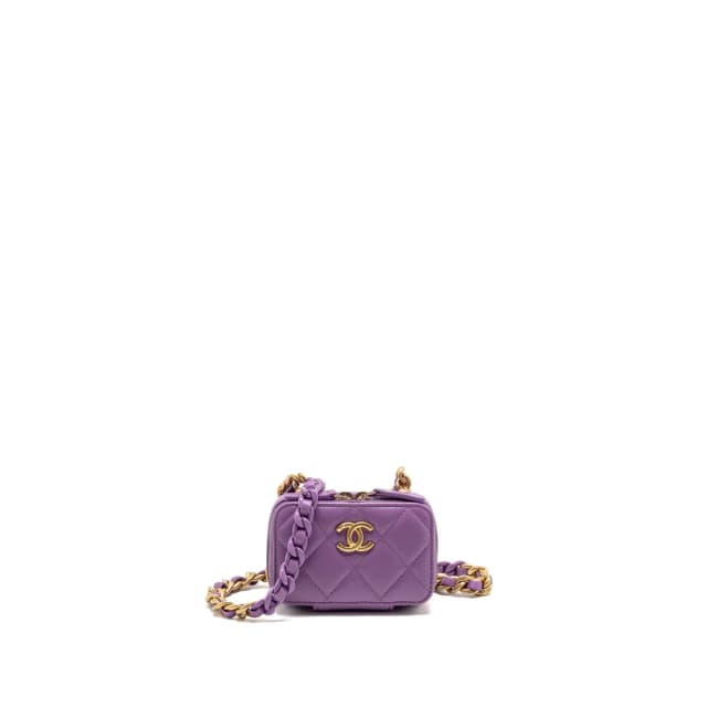 Chanel 22S CC Clutch in Purple Lambskin from EMIER, photo 1 of 1