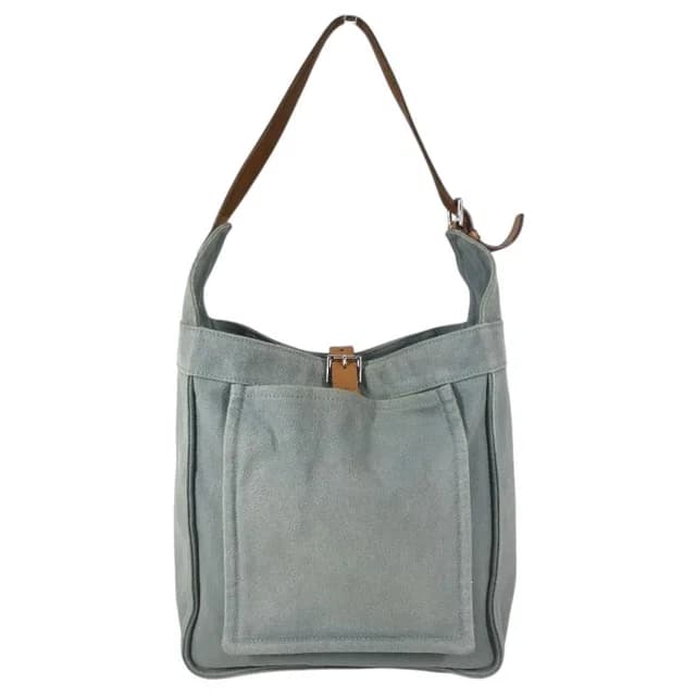 Hermès Tote Marwari PM Shoulder Bag Canvas Blue in Blue Canvas from The Reluxe, photo 1 of 1