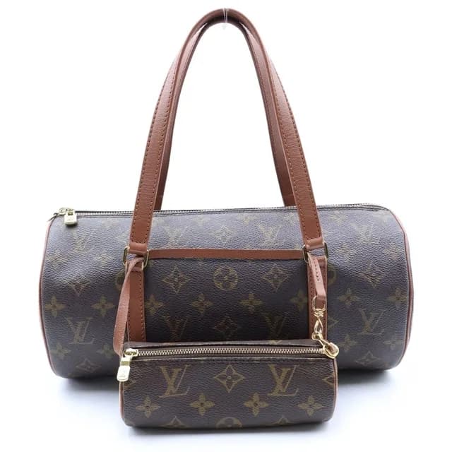 Louis Vuitton Monogram Vintage Handbag Brown Leather in Brown Leather from The Reluxe, photo 1 of 1