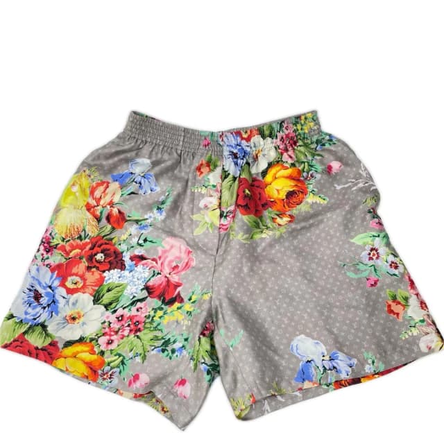 Louis Vuitton Silk Monogram Flowerer Shorts 34 in Silk from The Reluxe, photo 1 of 1